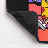 私はピザが大好きだ。 マウスパッド (コーナー)