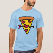 私はピザが永遠に大好き Tシャツ (正面)