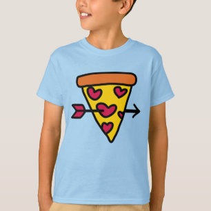 私はピザが永遠に大好き Tシャツ