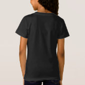 私はピザとチキンナゲットの一種の女の子 Tシャツ (裏面)