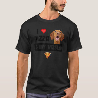 私はピザと私のヴィツラドッグペパローニチーズが大好き1 Tシャツ