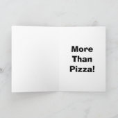 私はピザよりもっと愛します! カード (内部)