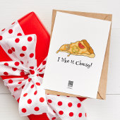 私はピザよりも愛してる – 愛おもしろい引用文 カード