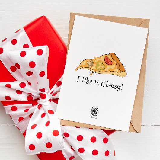 私はピザよりも愛してる – 愛おもしろい引用文 カード