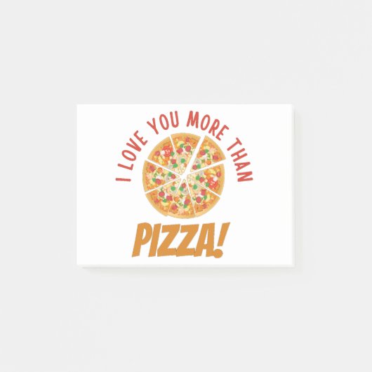 私はピザよりも貴方が大好き ポストイット (正面)