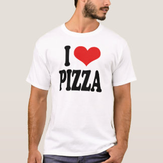 私はピザを愛します Tシャツ