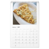私はピザ年次カレンダー2018年を愛します カレンダー (1月 2027)