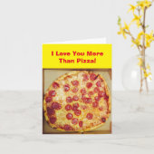 私はピザ4Jojoよりもっと愛します カード (黄色い花)