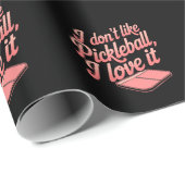 私はピックボールが好きじゃない、大好き ラッピングペーパー (ロールコーナー)