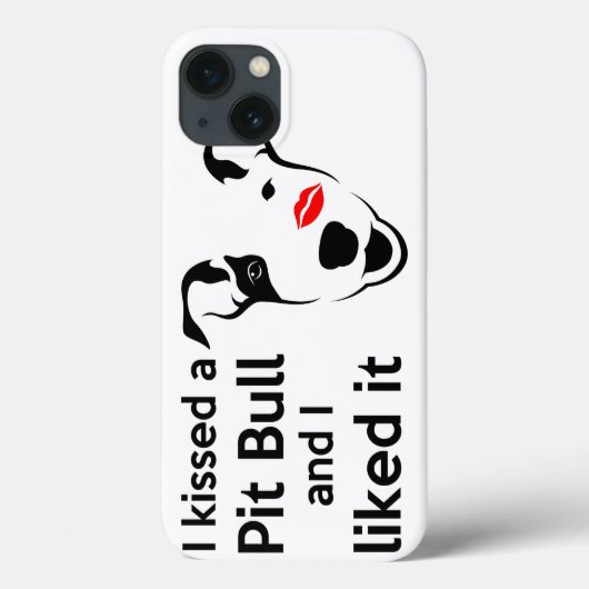 "私はピット・ブル接吻し、好みましたそれを" Case-Mate iPhoneケース (裏面)