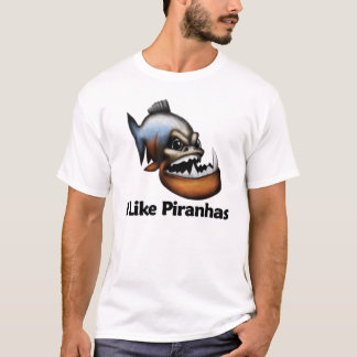 私はピラニアを好みます Tシャツ