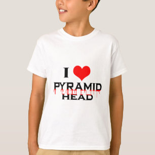 私はピラミッドの頭部を愛します Tシャツ