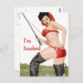 私はピンアップのヴィンテージのポスターに夢中になっている ポストカード (正面/裏面)