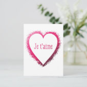 私はピンクの君が好きフランスのだ。 ポストカード (スタンド正面)