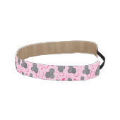 私はピンクの私のマウスパターンを愛します アスレチックヘッドバンド (右)