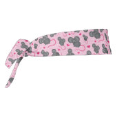 私はピンクの私のマウスパターンを愛します タイヘッドバンド (回転270)