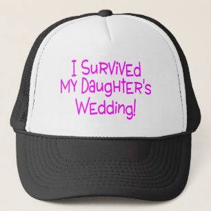 私はピンクを結婚している私の娘を生き延びました キャップ