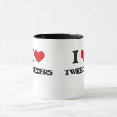 私はピンセットを愛します マグカップ (中央)