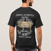 私はピートヘグゼスのシャンプーボトルトランプで怒った Tシャツ (裏面)