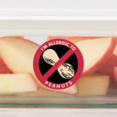 私はピーナッツの子供のナッツのアレルギーにアレルギーがある ラベル (貼付)