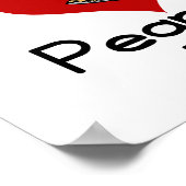 私はピーナッツバターハートが大好き ポスター (角)