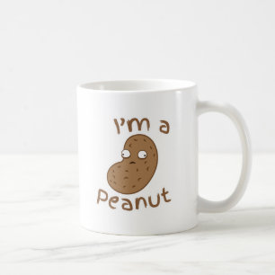 私はピーナツです コーヒーマグカップ