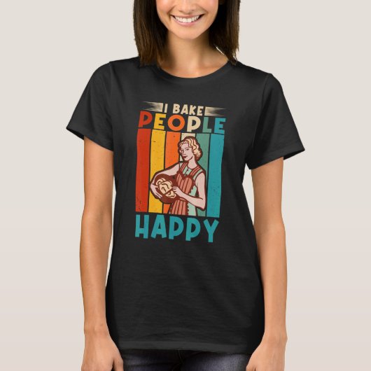 私はピープルケーキベイカー Tシャツ (正面)