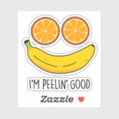 私はピーリン良いフルーツパおもしろいンだ シール (シート)