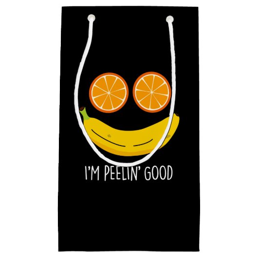 私はピーリン良いフルーツパおもしろいンダークBG スモールペーパーバッグ (正面)