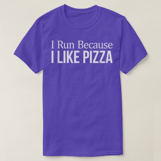 私はピ走ザが好きだからだ Tシャツ (デザイン正面)