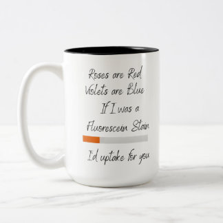 私はフもしルオレセイン染色だった  ツートーンマグカップ