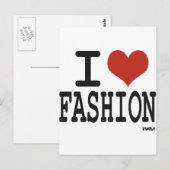 私はファッション ポストカード (正面/裏面)