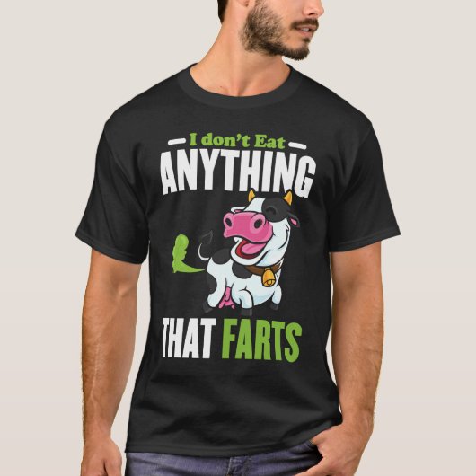 私はファッ食べトは何も知らない Tシャツ (正面)