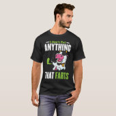 私はファッ食べトは何も知らない Tシャツ (正面フル)