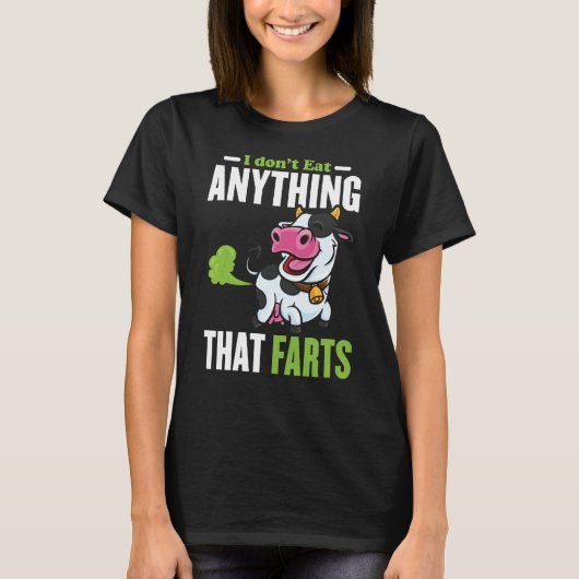 私はファッ食べトは何も知らない Tシャツ (正面)