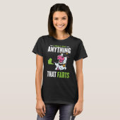 私はファッ食べトは何も知らない Tシャツ (正面フル)
