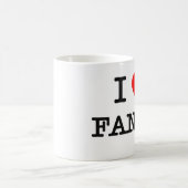 私はファニーを愛します コーヒーマグカップ (中央)