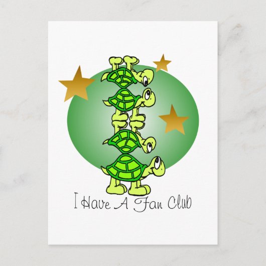 私はファンクラブを持っている ポストカード (正面)