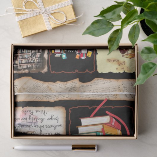 私はファンタジーに住んでいるという意味の読者熱狂するだ 薄葉紙 (ギフト)