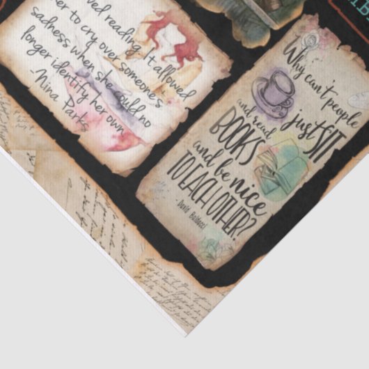 私はファンタジーに住んでいるという意味の読者熱狂するだ 薄葉紙 (詳細)