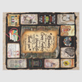 私はファンタジーに住んでいるという意味の読者熱狂するだ 薄葉紙 (正面)