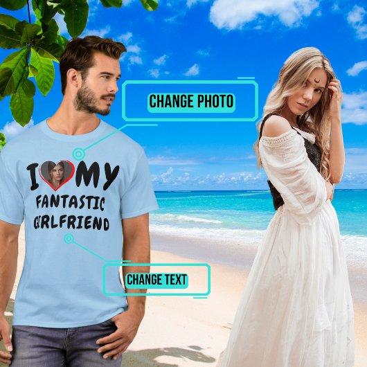 私はファンタスティックなガールフレンドが大好き Tシャツ