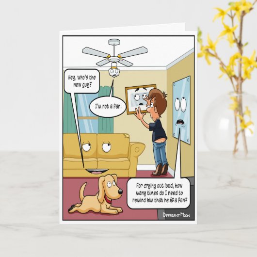 私はファンパニーの誕生日カードではない カード (黄色い花)