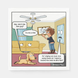 私はファンパニーパーティーナプキンスではない スタンダードランチョンナプキン