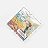 私はファンパニーパーティーナプキンスではない スタンダードランチョンナプキン (角)