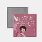 私はファン全員に手を振る… マグネット (正面/裏面)