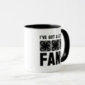 私はファン得のコーヒーマグをたくさん持っている マグカップ (正面右)