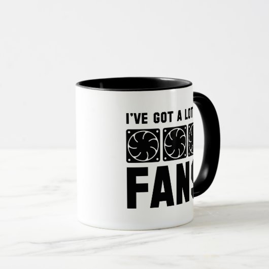 私はファン得のコーヒーマグをたくさん持っている マグカップ (正面右)