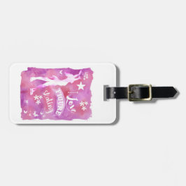 私はフィギュアスケートを愛します ラゲッジタグ