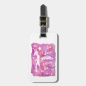 私はフィギュアスケートを愛します ラゲッジタグ (正面縦)